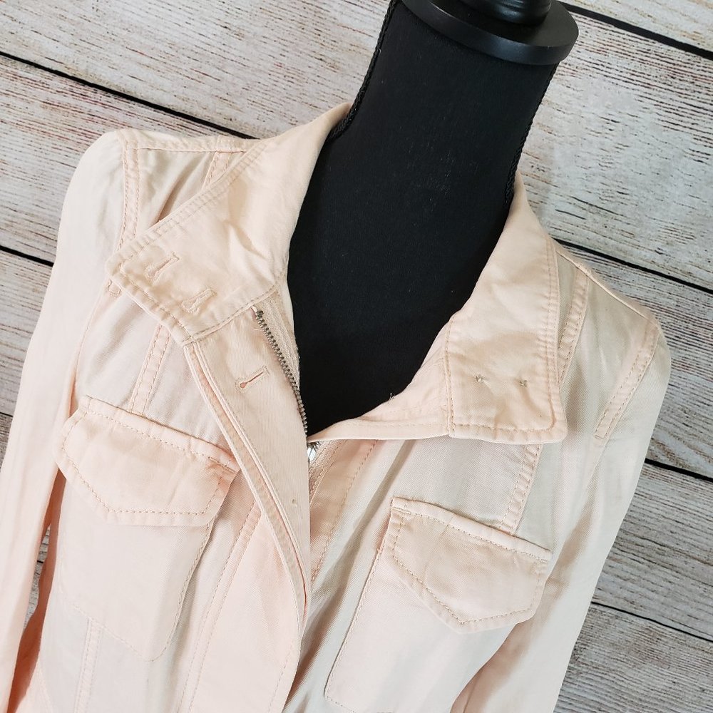 TALBOTS BLUSH ZIPPER JACKET - SIZE 6 - Picture 10 of 11
